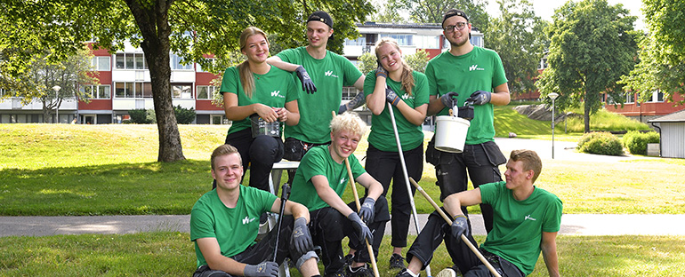 Sommarjobbare på Willhem i Borås