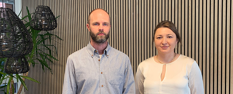Martin Nordmark och Jasmina Mucic är driftingenjörer på Willhem